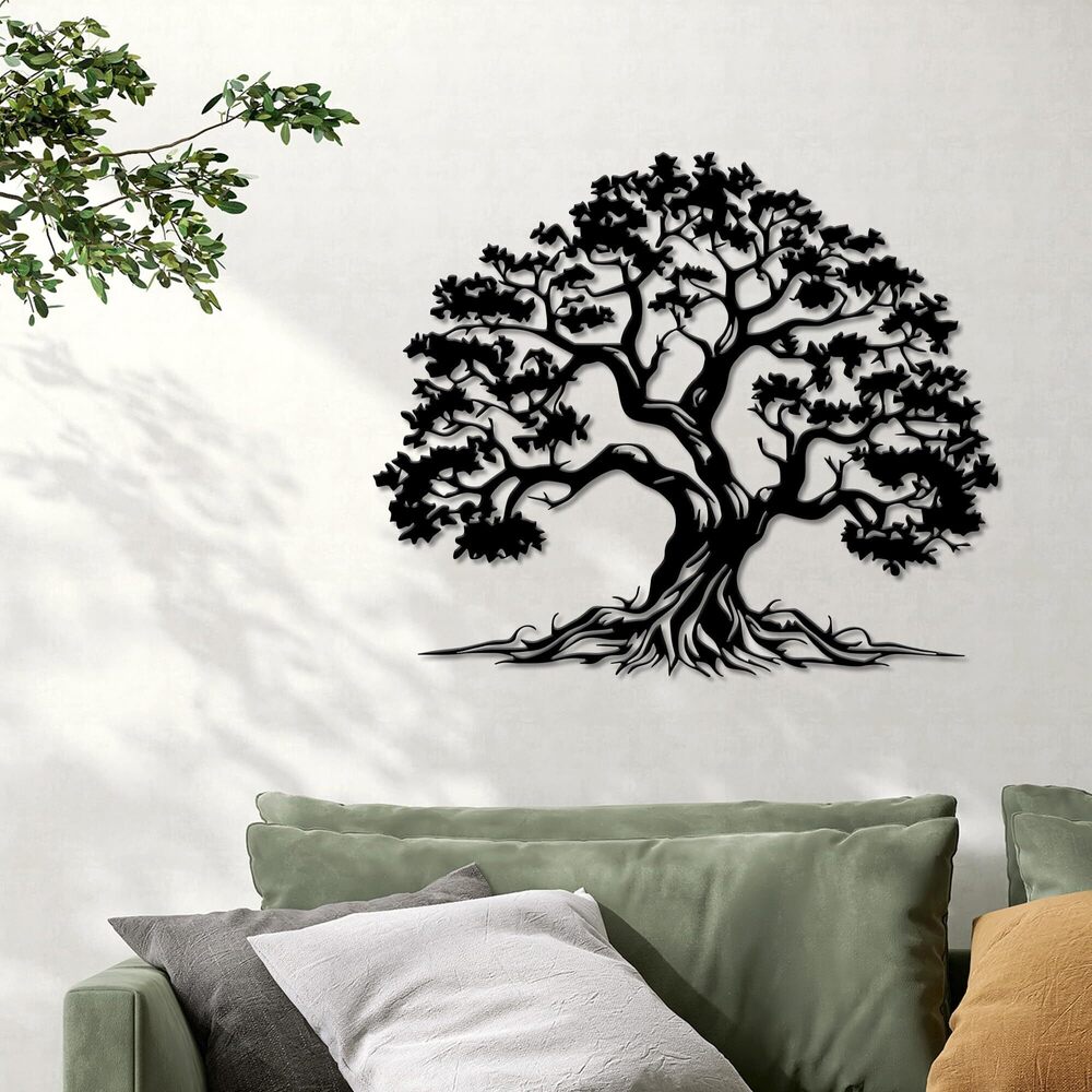 2521 Tree of Life Wall Art,Metal Tree Wall Decor in Matte